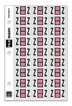 File right™ brand - alphabet labels