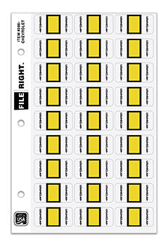 File right™ Brand - CHEVROLET - Auto Makes Labels