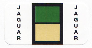 File right™ Brand - JAGUAR - Auto Makes Labels