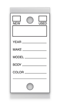 Self protecting key tags