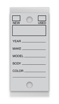 Self protecting key tags