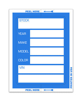 Kleer-bak stock stickers
