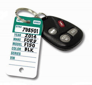 Top stripe key tags - form 255
