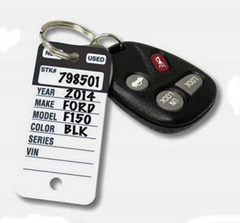Top stripe key tags - form 255