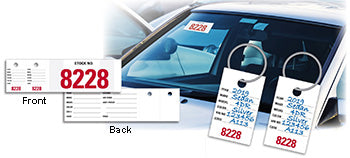 Vehicle stock number