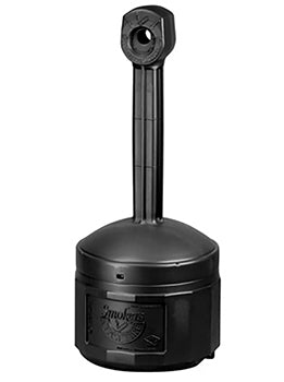 Smokers cease-fire cigarette butt receptacle