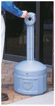 Smokers cease-fire cigarette butt receptacle