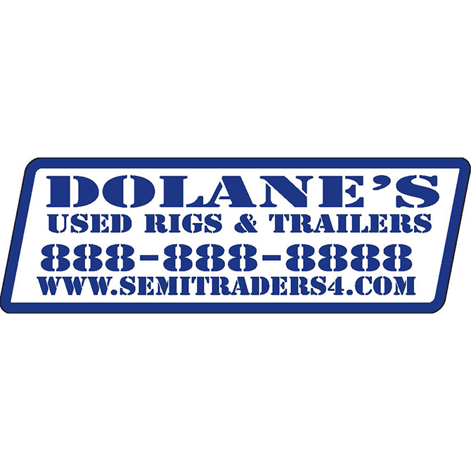 Domed auto decals - white