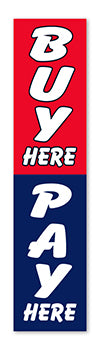 ViZi™ Brand - flat top swooper flag - large