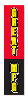 ViZi™ Brand - flat top swooper flag - regular