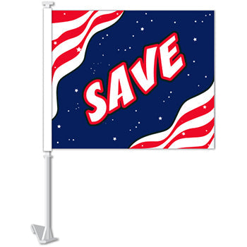 ViZi™ Brand - clip-on window flag