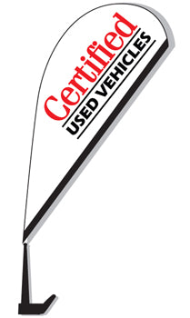 ViZi™ Brand - clip-on paddle flag - style 07