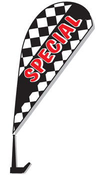 ViZi™ Brand - clip-on paddle flag - style 08