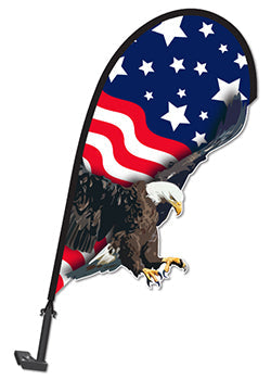 ViZi™ Brand - 3d clip-on paddle flag - pat