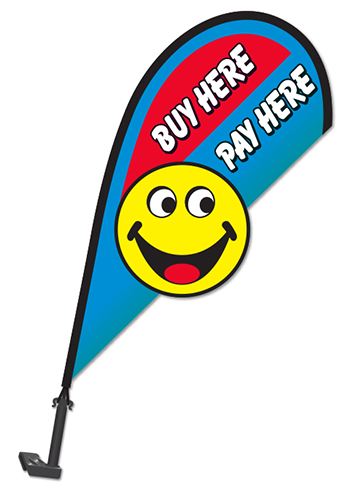 ViZi™ Brand - 3d clip-on paddle flag
