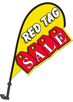 ViZi™ Brand - 3d clip-on paddle flag