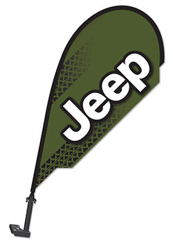ViZi™ Brand - 3d clip-on paddle flag