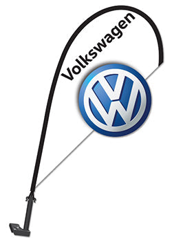ViZi™ Brand - 3d clip-on paddle flag