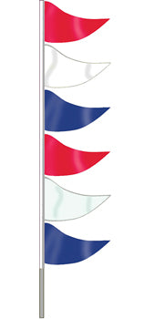 Ground pennants - plasticloth
