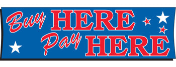 Banner - buy here pay here