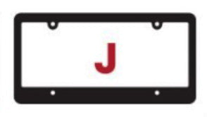 Shiny chrome economy - recessed letter