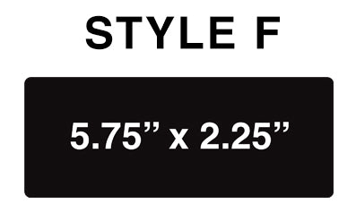 Hitch cover style F