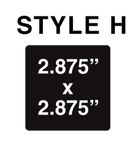 Hitch cover style H
