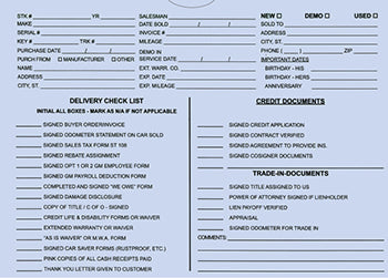 Custom deal envelopes (jackets)