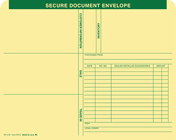 File rite™ brand - era* deal envelope (jacket) era-121