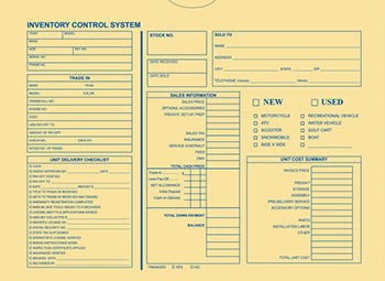 File rite™ brand - inventory control deal envelope