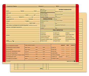 File rite brand™ - color edge heavy duty body shop jackets