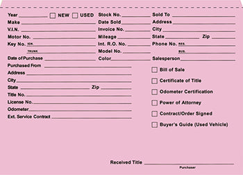 File rite brand™ - heavy duty printed deal envelope (deal jacket) - form sa1221-hd
