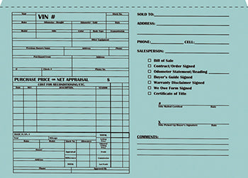 File rite brand™ - custom heavy duty deal envelope (deal jacket) - form sa1220-hd-c