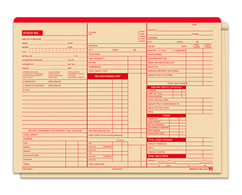 File rite brand™ - heavy 3-in-1 jackets - form 237