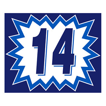 Blast year window stickers