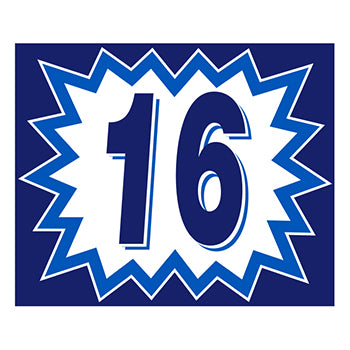 Blast year window stickers