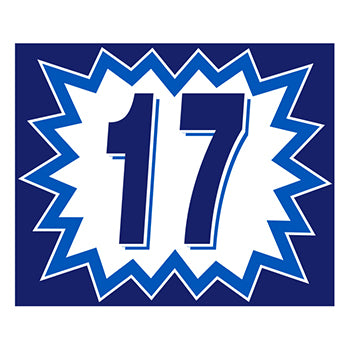 Blast year window stickers