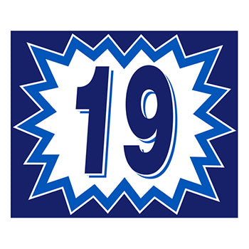 Blast year window stickers