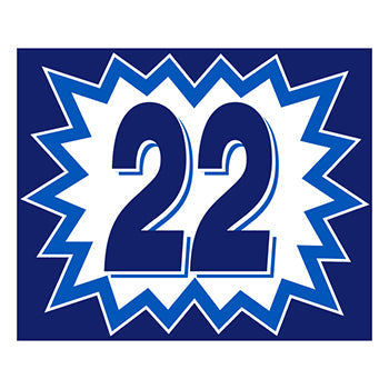 Blast year window stickers