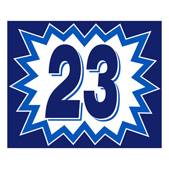 Blast year window stickers