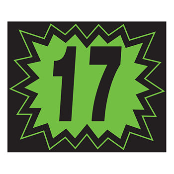 Blast year window stickers