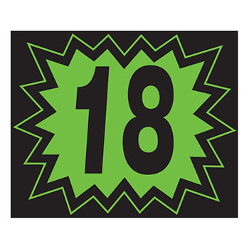 Blast year window stickers
