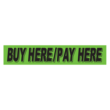 Slogan window stickers