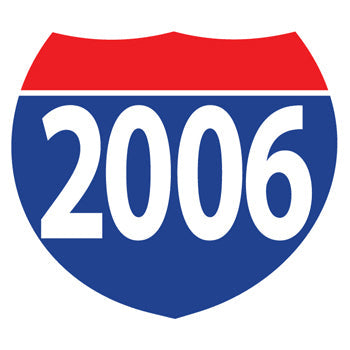 Window stickers - interstate shields