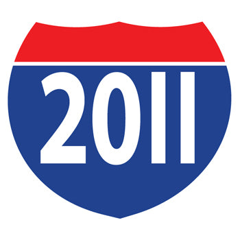 Window stickers - interstate shields