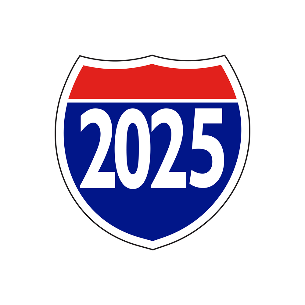 Window stickers - interstate shields