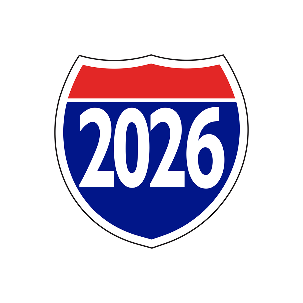 Window stickers - interstate shields