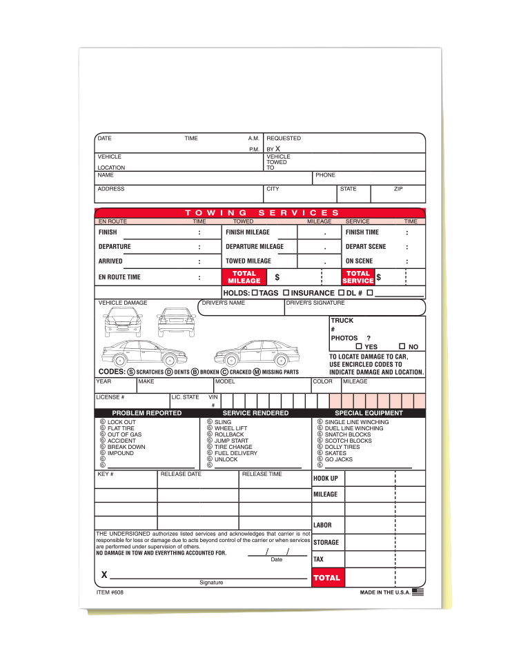 TruForm™ Brand - towing register