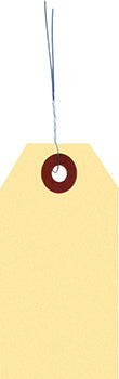 Manila tags with wire inserted - plain - form tww-3