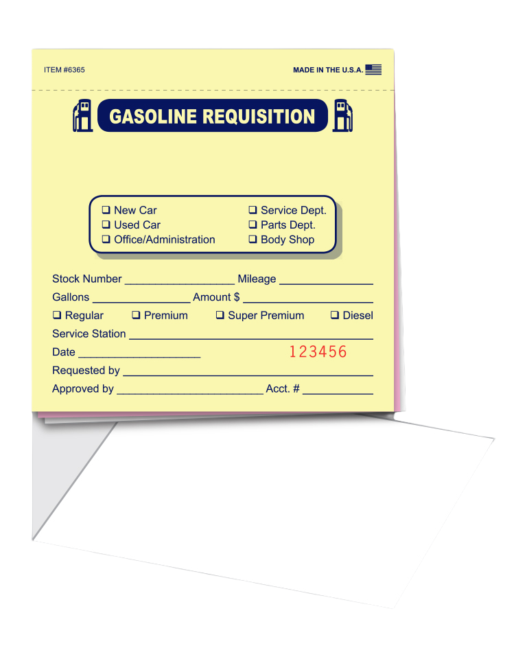 Fuel Requisition Books